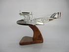 S-55x Savoia-marchetti Aircraft Desktop Mahogany Kiln Dried Wood Model Small New