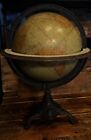 Circa 1920 Rand Mcnally 12    Globe On Cast Metal Base