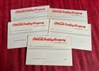 1931 And 1932 Coca-cola Bottling Company Indianapolis Ind 5 Invoices For Syrup