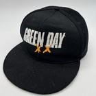 Green Day Rare Uno Carpe Diem Embroidered Spell Out Vintage Retro Y2k Black Hat