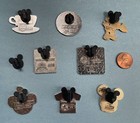 Walt Disney World Cast Lanyard Series Hidden Mickey Trading 8 Pins Lot Figment