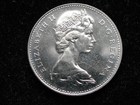 1966 Canadian Five Cent Nickel   Choice Brilliant Uncirculated   Free Shipping