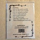 Firecrackers Candle Mat Bareroots Little Stitchies  144 Wool Felt New