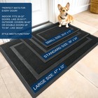Front Door Mat Entrance Floor Rug Doormat Non-slip Mat Indoor Outdoor Waterproof