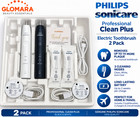 Philips Sonicare Professional Clean Plus Toothbrush 2pk Black White Oem