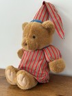1992 Avon Sleepy Sherman Pajama Teddy Bear Singing Stuff Plush Bear 16 