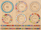 Wooden Bead Boards For Jewelry Making Bracelet Measurement Board Diy Design