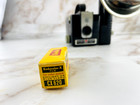 Kodak Brownie Hawkeye Flash Camera Model With Film - 1950s Vintage - Untested