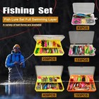 Fishing Lure Kit 83-409pcs For Trout  Pike  Bass     Tackle Box Included