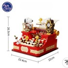 Typewriter Building Blocks Set For Adults Snoopy Retro Toy Gift New