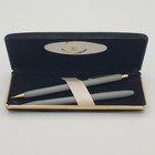 Vintage Centennial Ball Point Pen   Mechanical Pencil Set - Gray Matte Black Box