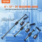 Vevor Digital Readout 6     12     24   Linear Scale 3 Axis Dro Display Kit