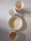4 Piece Vtg 1980 Strawberry Shortcake Bowl mug  Cups Plastic Dish Meal Set