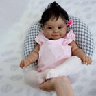 African Reborn Baby Doll Vinyl Black Girl Newborn Realistic Lifelike Toddler Toy