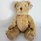 Vintage Hometown Products 15  Gold Teddy Bear Plush Stuffed Animal - B696 2