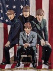 The Beatles Usa Flag 55x67 Afghan Rug Tapestry Woven Throw Blanket Nwt Rug Barn
