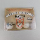 Vintage Table Tennis Ping Pong Set Paddles Net Coat Of Arms Balls