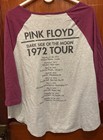 Pink Floyd Dark Side Of The Moon 1972 Tour Raglan Shirt Size 1x