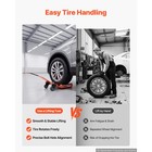 Uimoso Heavy Duty Steel Tire Lifting Tool  110lbs Capacity Wheel Dolly