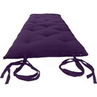 Twin Floor Rolling Futon Mattress  Cotton Shikifuton Mat 3x39x80 Purple