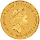 2020 007 James Bond  2 0 5 Gram  9999 Pure Gold Coin In Card