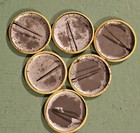 Vintage Pin Button Pinback 6 Piece Lot My Mother s A Swinger  200 Lb Parrots    