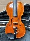 Vintage Stradivarius Model 4 4 Violin     Labelled 1925     Flamed Maple Back     Case