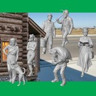 G Scale Everyday Figures  batch F N251-n500  1 24 Resin