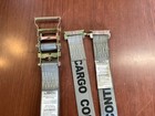 Pre-owned Qty 8 Us Cargo Control Ratchet Strap Gray 4400 Lbs Abs 1467 Lbs Wll C8
