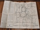 Vintage 1940s Yellowstone National Park Tourist Guide Brochure   Map
