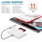 Usb To Card Reader Adapter Usb Camera Micro Sd Memory Slot For Iphone Ipad Lot