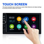 7  Double 2 Din Car Stereo Radio Mp5 Touch Screen Bluetooth Fm Usb Mirror Link