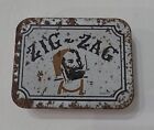 Vintage Zig-zag White Cigarette Papers Tobacco Tin Holder Apc Rare Old Read  a 