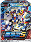 Metal Cardbot S Bluecop S Police Car Transforming Robot Figure Car Toy 2024