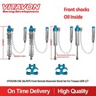 Vitavon Cnc Alu7075 Front Or  rear Remote Reservoir Shock Set For Traxxas Udr