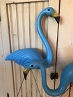 Blow Mold Blue Flamingo   s  Original Don Featherstone Union Boxed Pair