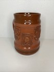 Russian Glazed   Polished Clay Beer Stein Mug