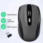 Wireless Optical Mouse Mice 2 4ghz Usb Receiver For Laptop Pc Computer Dpi Lot