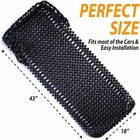 Black Wooden Beaded Driver Seat Cover - High - Ventilation  Comfortable