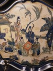 Chinese Handpainted Charger Platter- Est  Age 75 Years- 14 x10 