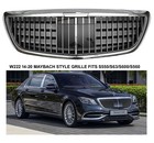 Maybach Grille For Mercedes Benz S-class S560 S550 S63 2014 2015-2020 With Acc