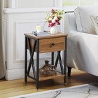 Nightstands Set Of 2  Modern Bedside End Tables  Night Stands With Drawer And   