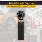 Hydraulic Power Unit 4 Gal 2hp 220v 3450 Rpm Single Phase For Car Lift Pump