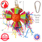 Bonka Bird Toys 3488 Cake Party Colorful Chew Forage Shred Parrot Cage Toy Pet