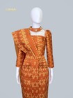 Khmer cambodian Traditional Outfit  labap    Two Piece - Khmer Shirt   Skirt