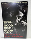Good Night  And Good Luck Window Card New    George Clooney Original Merchandise