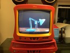 Mickey Mouse 13    Color Tv With Dvd   Vcr Combo Player And Both Remotes Tested