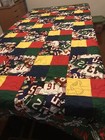 Nfl Football Throw 57    By 72    Red Backing