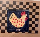 Country Chicken Hooked On Rugs Kit Canvas Pattern Hand Dyed Wool 10 X 10