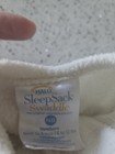 Halo Sleepsack Swaddle Fleece Cream   White - Size Newborn  0-3 Months 